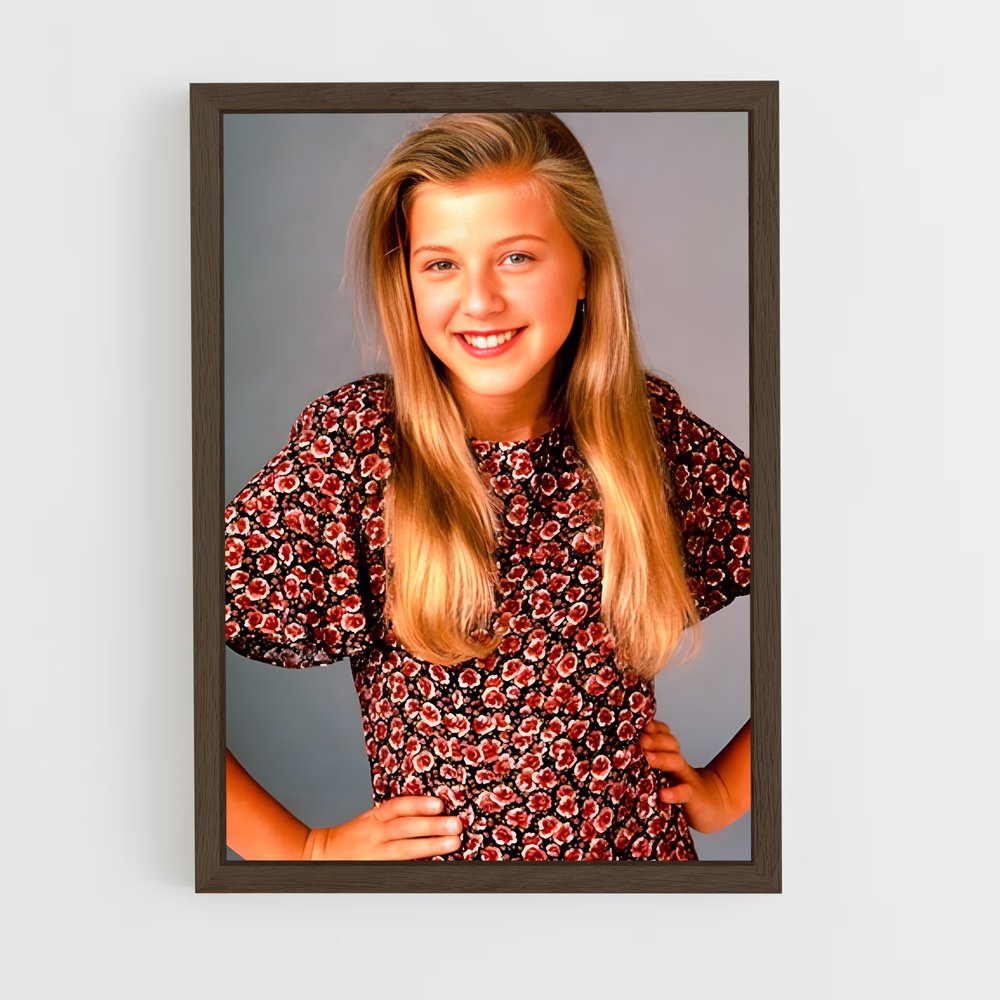 ap-stephanie tanner-2 cadre Bois foncé