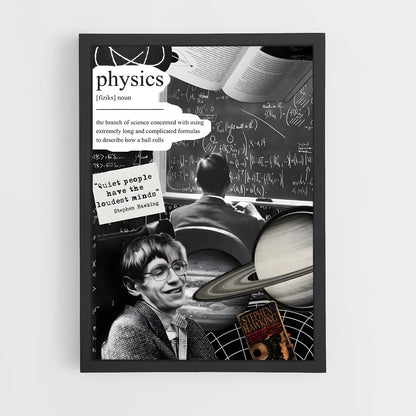 ap-stephen hawking-1 cadre Noir