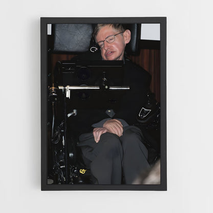 ap-stephen hawking-10 cadre Noir