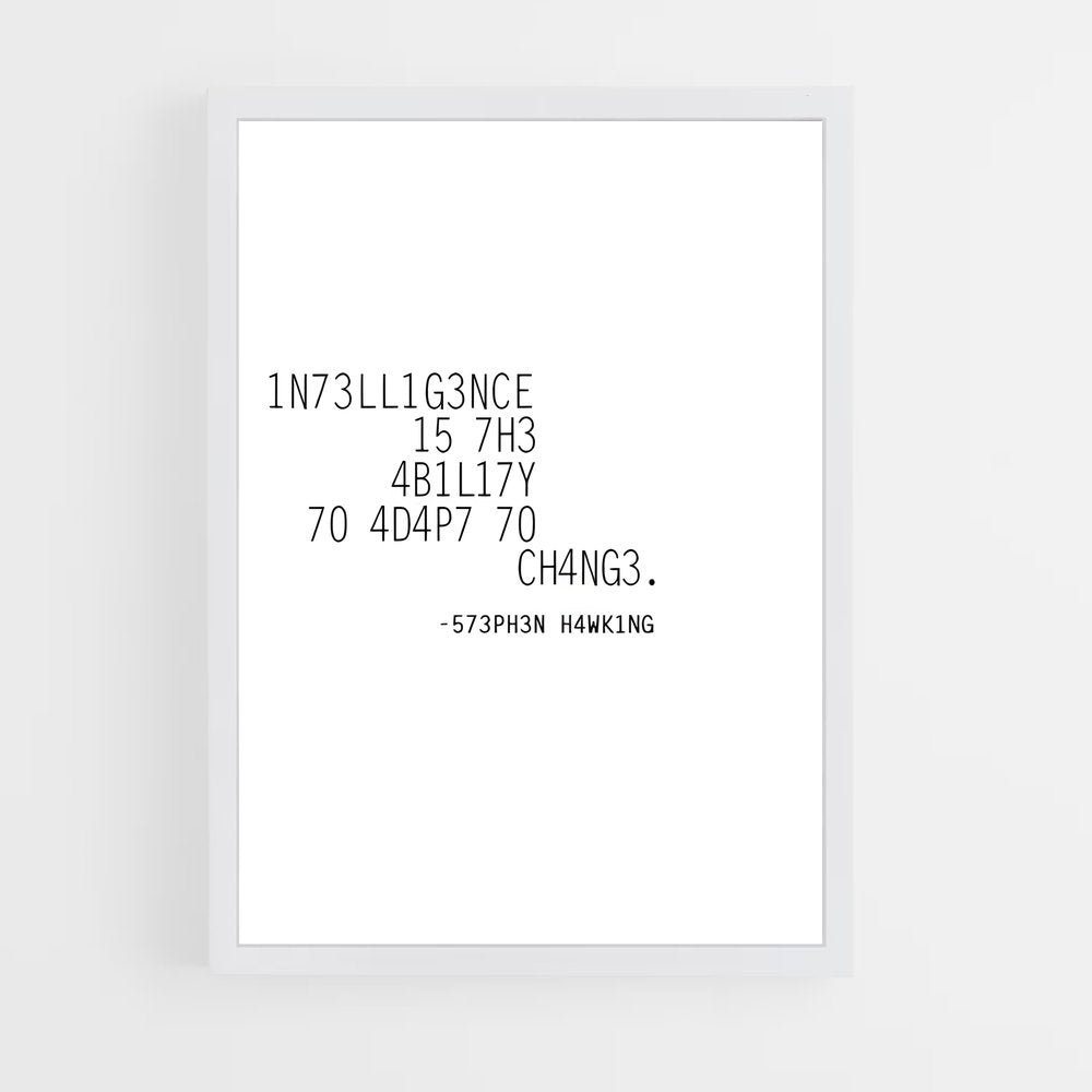 ap-stephen hawking-3 cadre Blanc