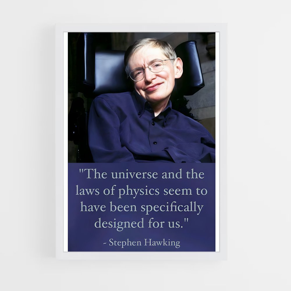 ap-stephen hawking-5 cadre Blanc