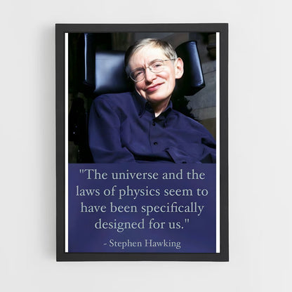 ap-stephen hawking-5 cadre Noir