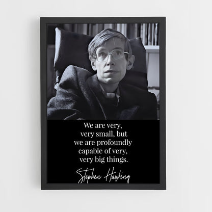 ap-stephen hawking-6 cadre Noir