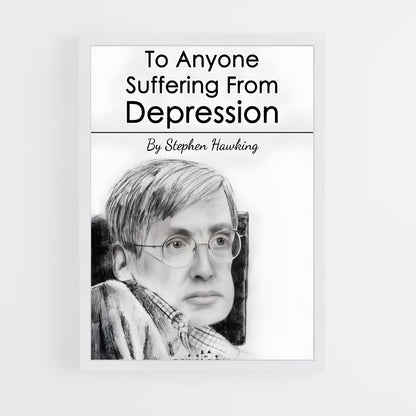 ap-stephen hawking-7 cadre Blanc