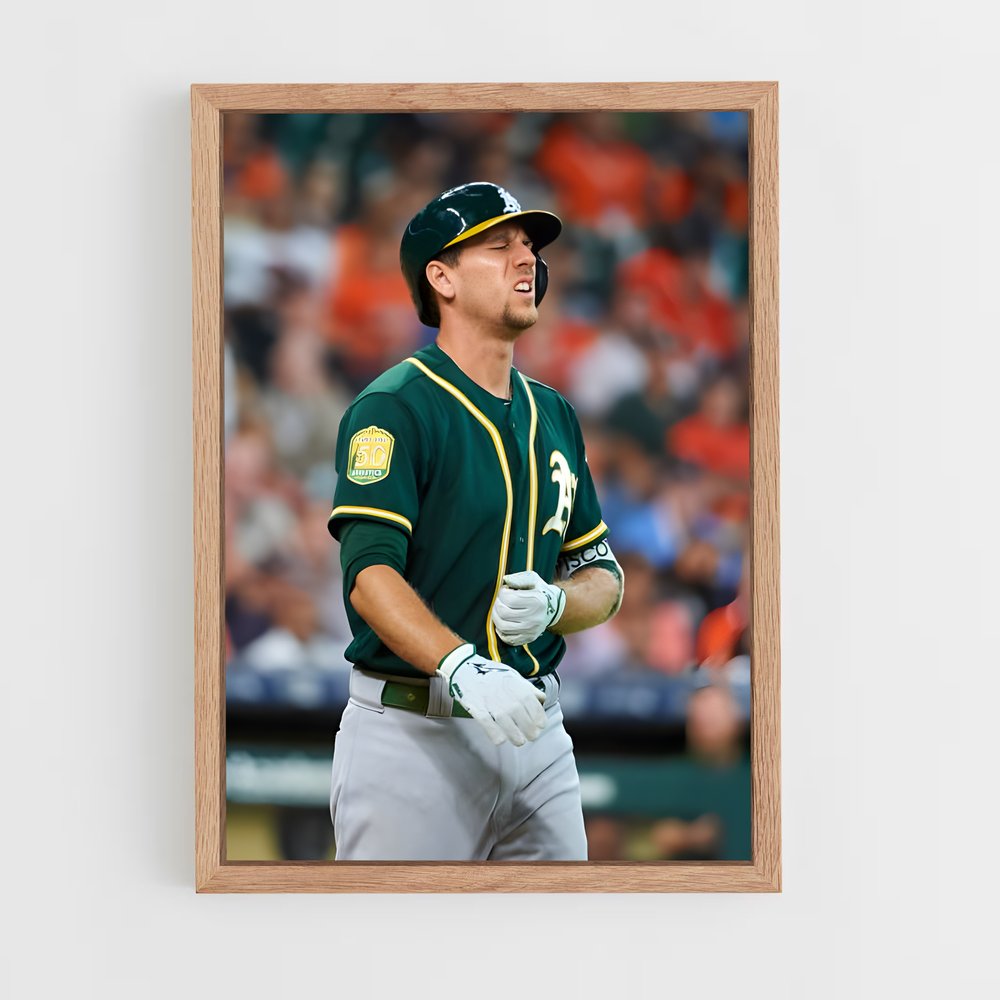 ap-stephen piscotty-1 cadre Bois clair