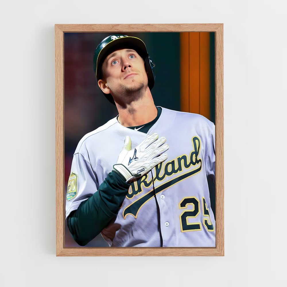 ap-stephen piscotty-2 cadre Bois clair