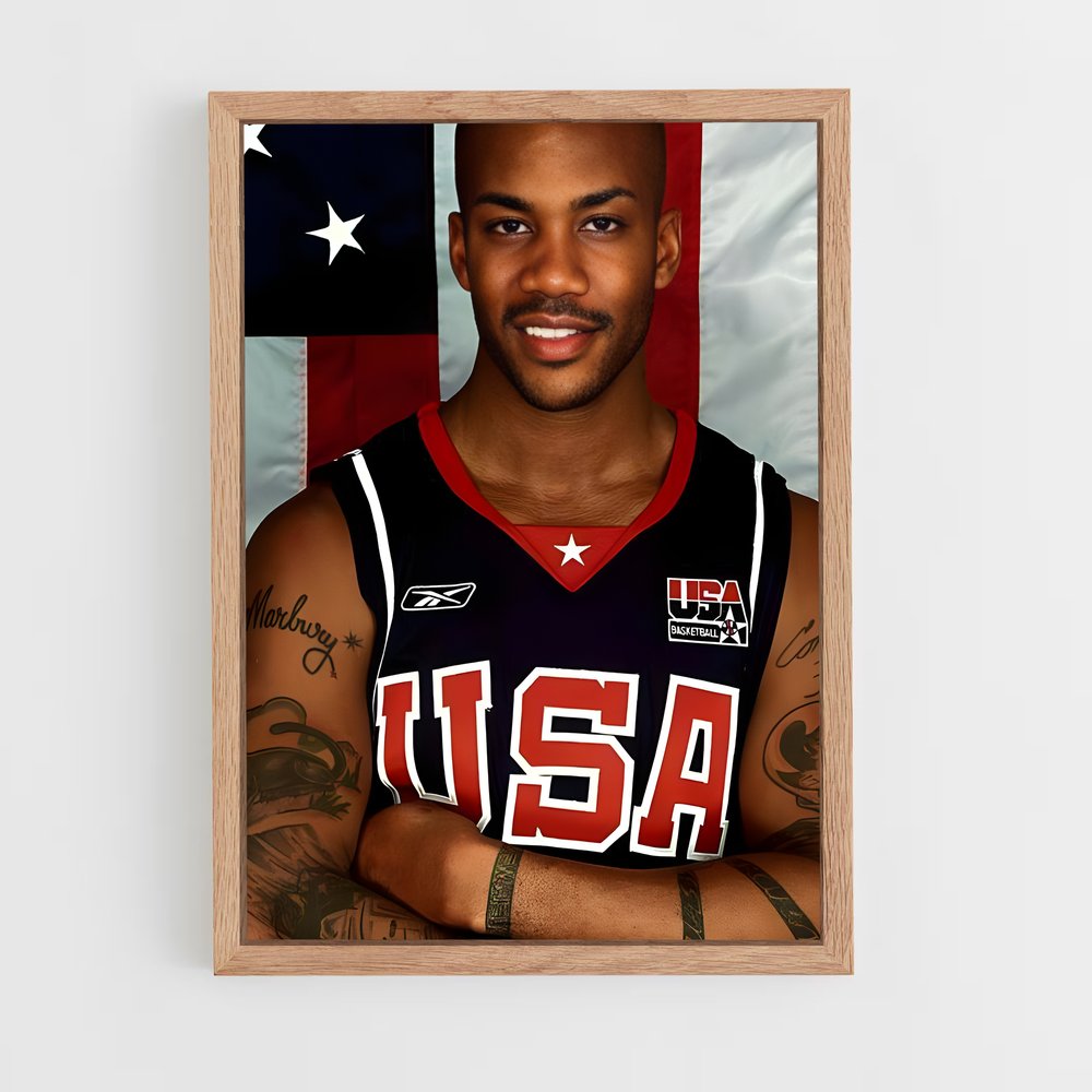 ap-stephon marbury-10 cadre Bois clair