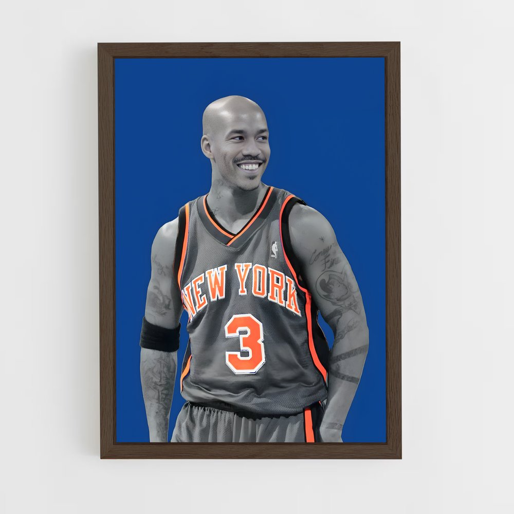 ap-stephon marbury-3 cadre Bois foncé