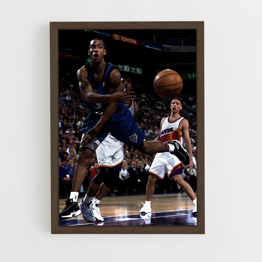 ap-stephon marbury-6 cadre Bois foncé
