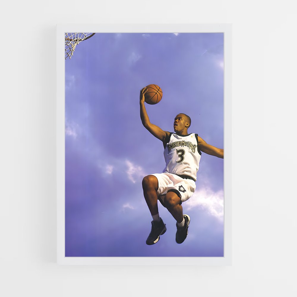 ap-stephon marbury-8 cadre Blanc
