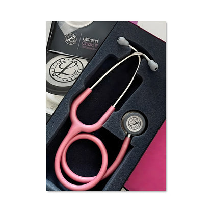 Poster Stethoscope Rose