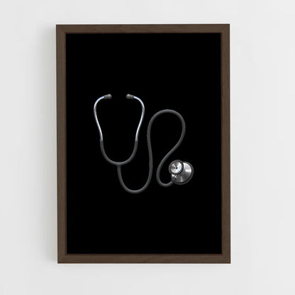 ap-stethoscope-6 cadre Bois foncé