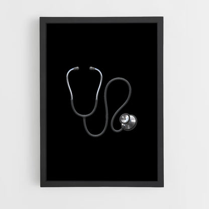 ap-stethoscope-6 cadre Noir