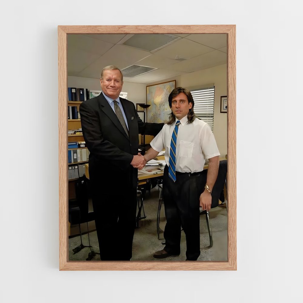 ap-steve carell-2 cadre Bois clair