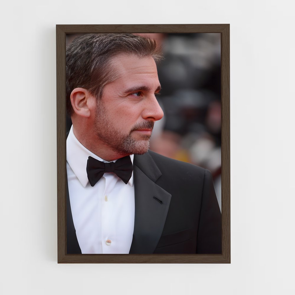 ap-steve carell-3 cadre Bois foncé
