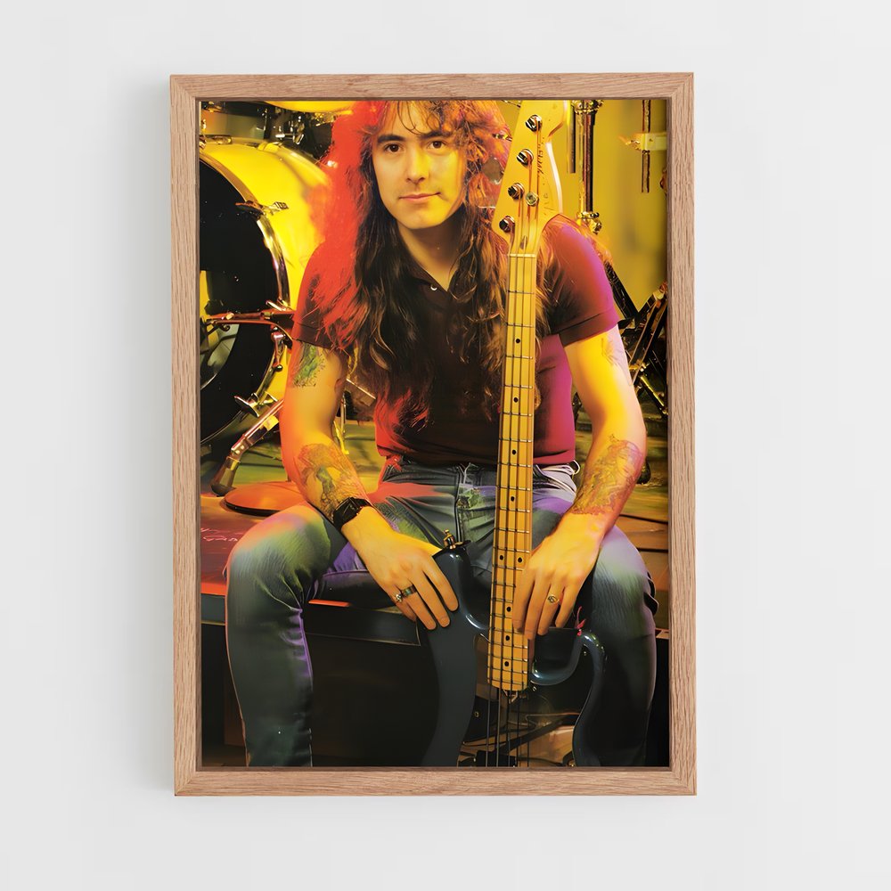 ap-steve harris-1 cadre Bois clair