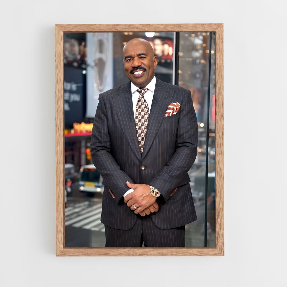 ap-steve harvey-1 cadre Bois clair