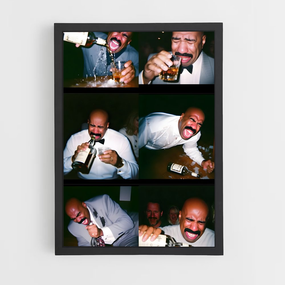 ap-steve harvey-2 cadre Noir