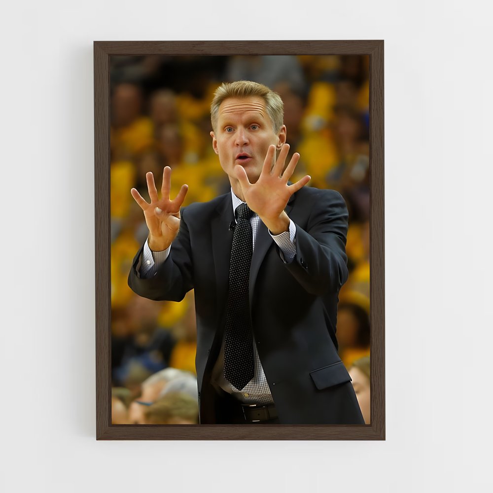 ap-steve kerr-2 cadre Bois foncé