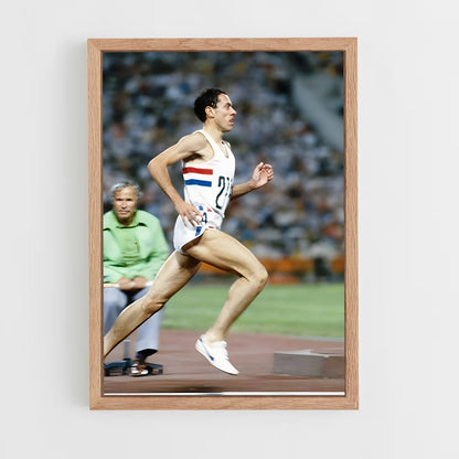 ap-steve ovett-1 cadre Bois clair