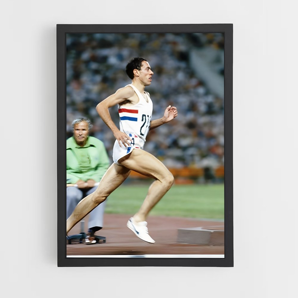 ap-steve ovett-1 cadre Noir