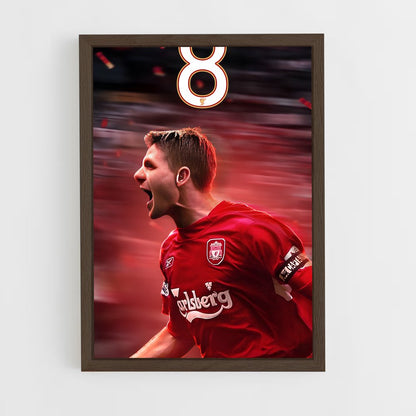 ap-steven gerrard-4 cadre Bois foncé