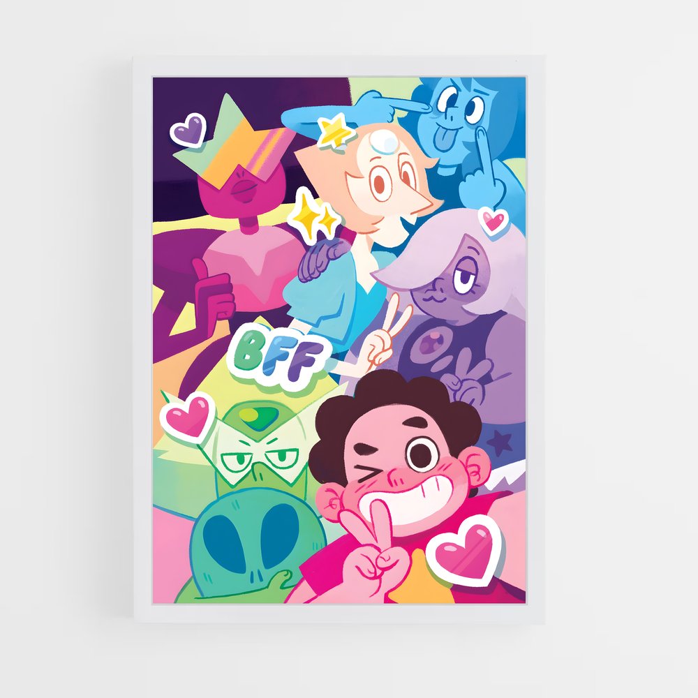 ap-steven universe-3 cadre Blanc