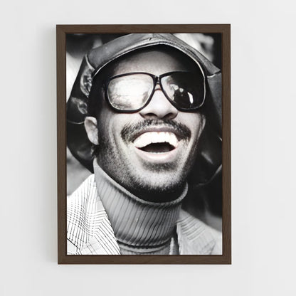 ap-stevie wonder-4 cadre Bois foncé