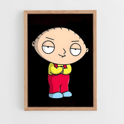 ap-stewie griffin-2 cadre Bois clair