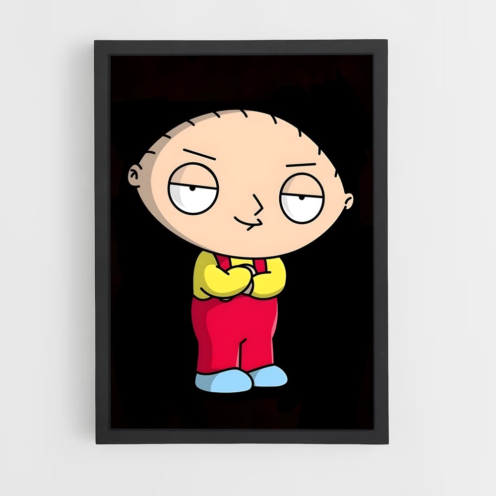 ap-stewie griffin-2 cadre Noir