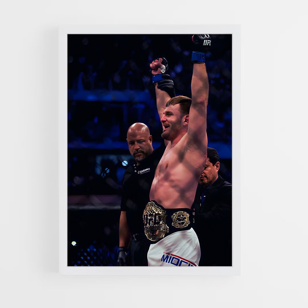 ap-stipe miocic-10 cadre Blanc