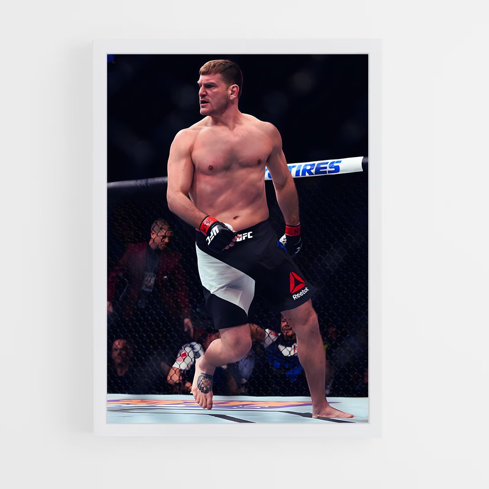 ap-stipe miocic-4 cadre Blanc