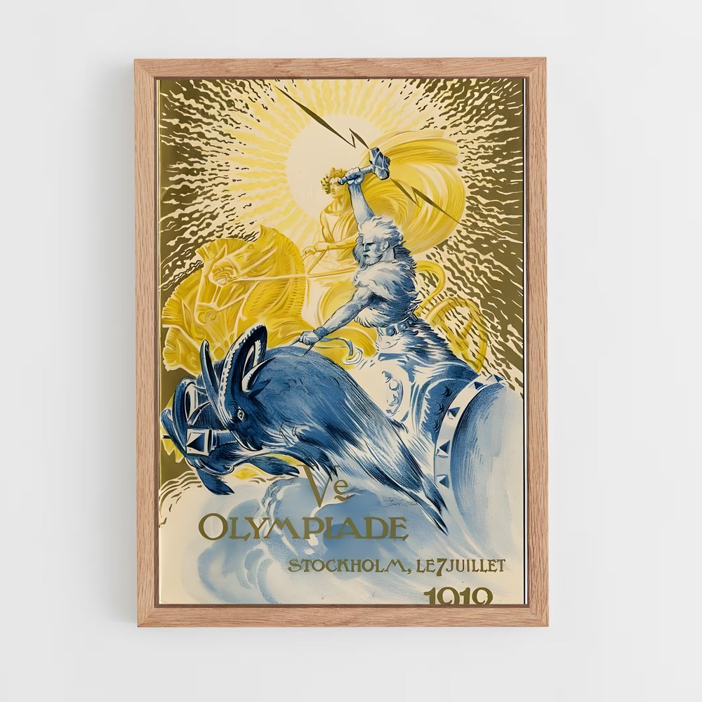 ap-stockholm 1912-1 cadre Bois clair