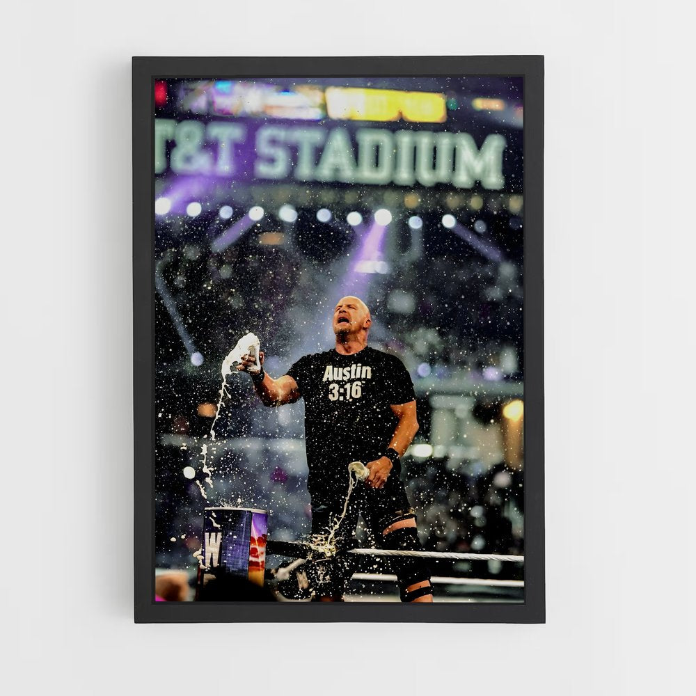 ap-stone cold steve austin-3 cadre Noir