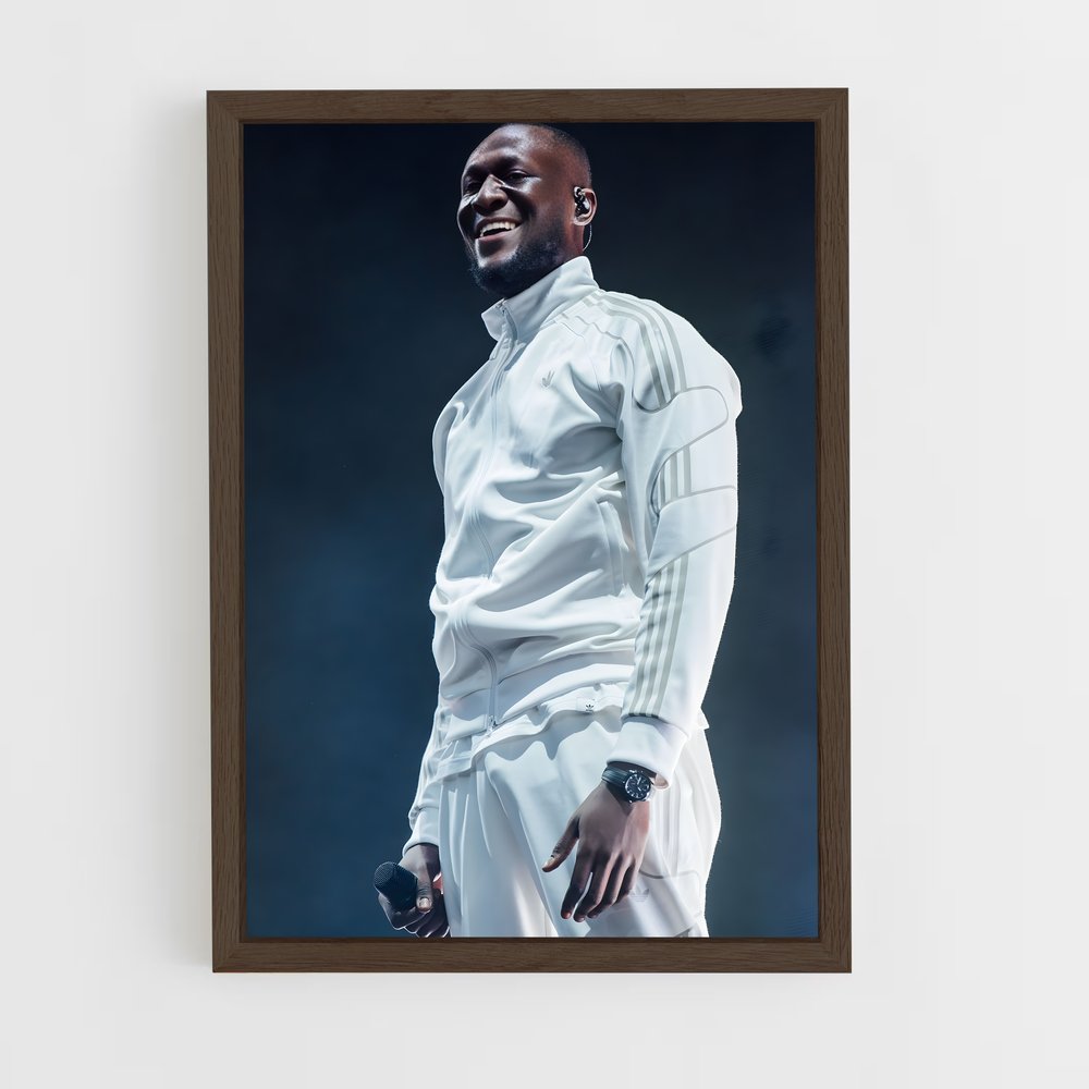 ap-stormzy-2 cadre Bois foncé