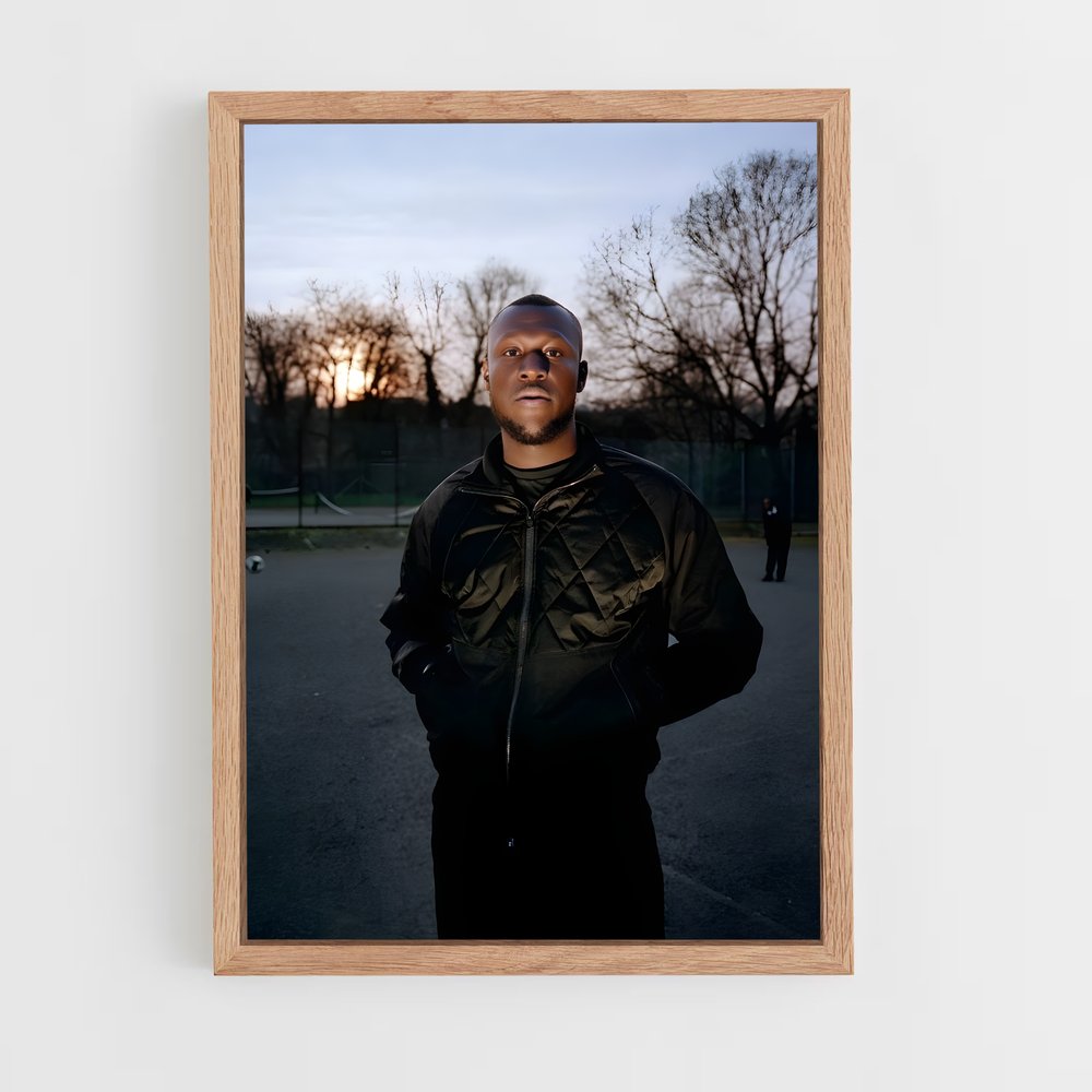 ap-stormzy-4 cadre Bois clair