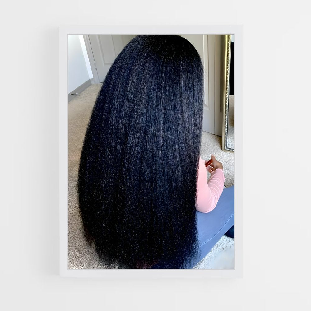 ap-straight hair-4 cadre Blanc
