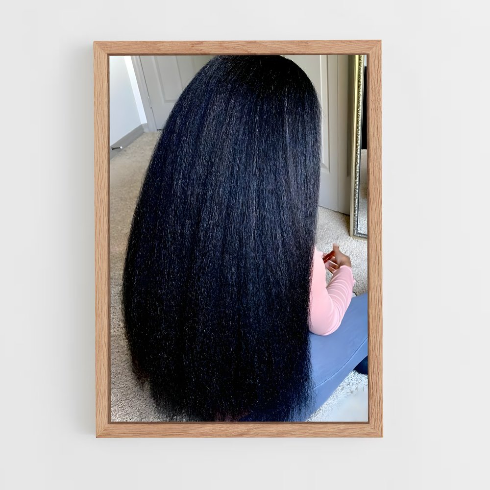 ap-straight hair-4 cadre Bois clair