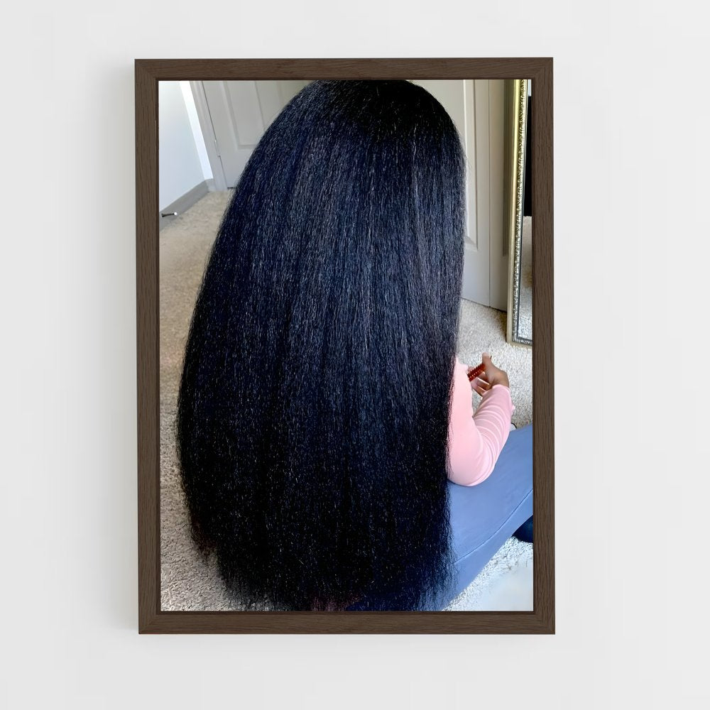ap-straight hair-4 cadre Bois foncé