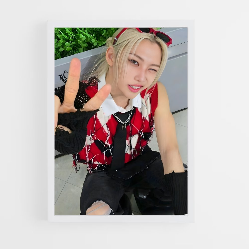 ap-stray kids-4 cadre Blanc