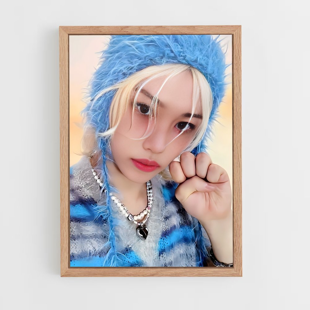ap-stray kids-5 cadre Bois clair