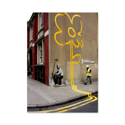 Poster Fleurs Urbaines