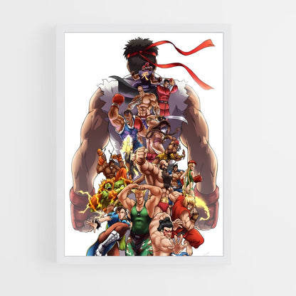 ap-street fighter-10 cadre Blanc