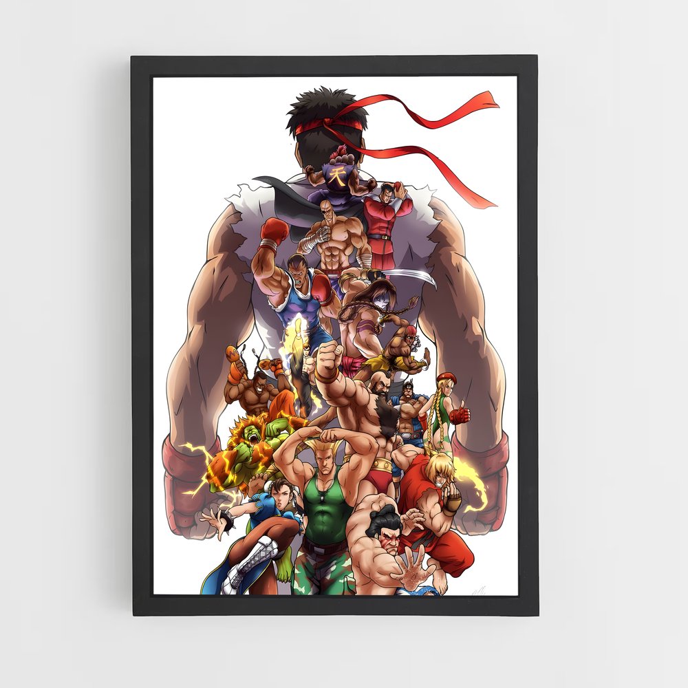 ap-street fighter-10 cadre Noir