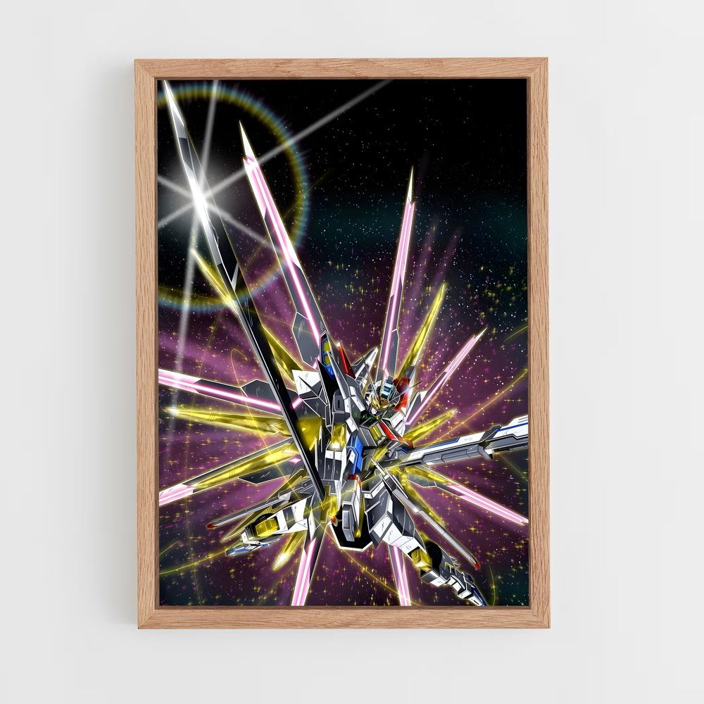 ap-strike freedom gundam-3 cadre Bois clair