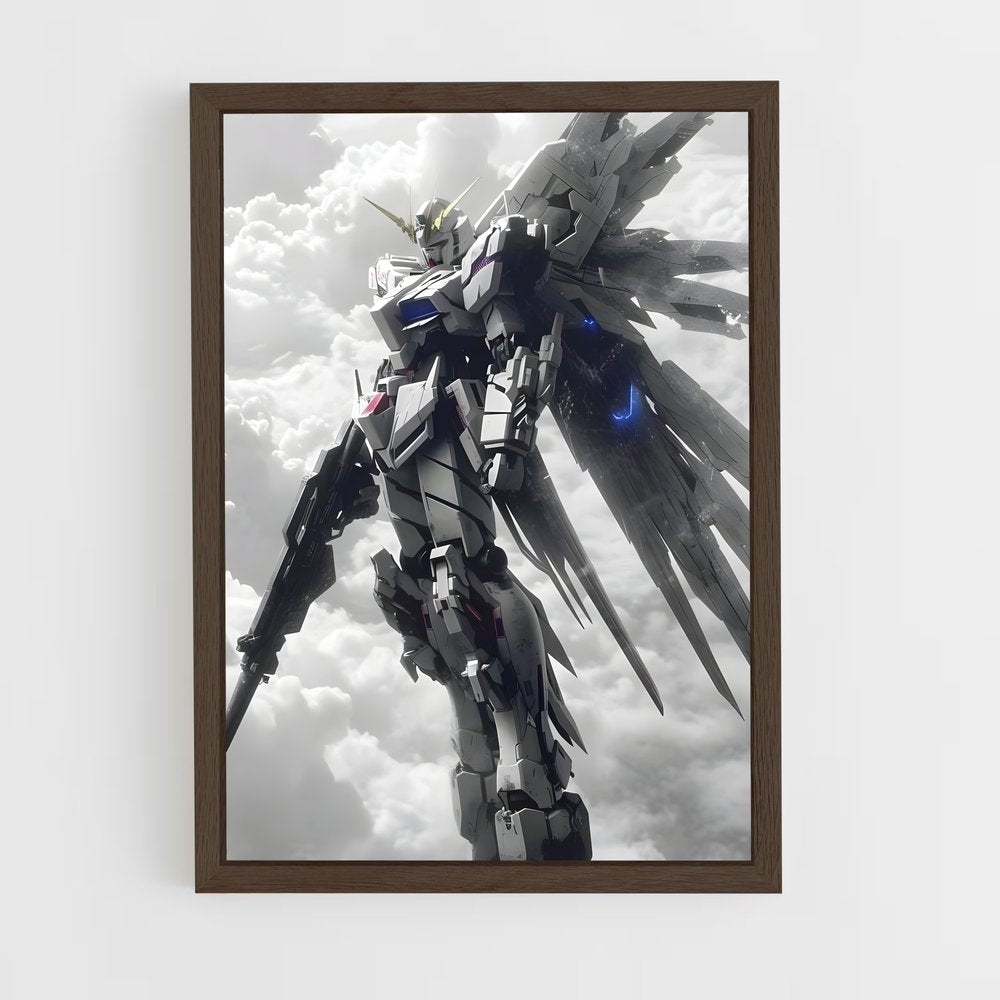 ap-strike freedom gundam-4 cadre Bois foncé