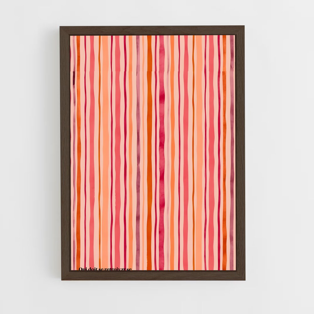 ap-stripes-1 cadre Bois foncé