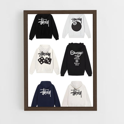 ap-stussy-9 cadre Bois foncé