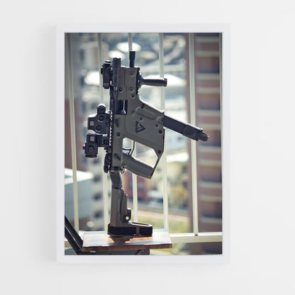 ap-submachine guns-1 cadre Blanc
