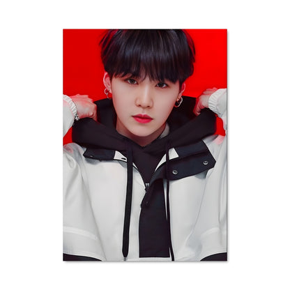 Poster Suga en Blanc